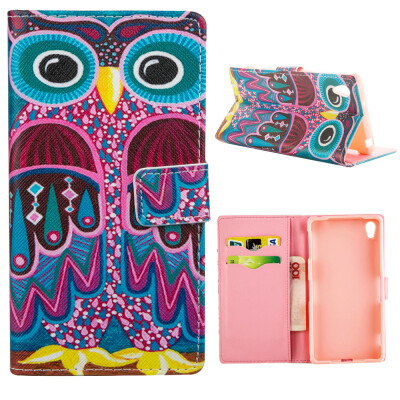 

MOONCASE ЧЕХОЛ ДЛЯ Sony Xperia Z2 Flip PU Leather Fold Wallet Card Slot Kickstand Back [Pattern series] /a12