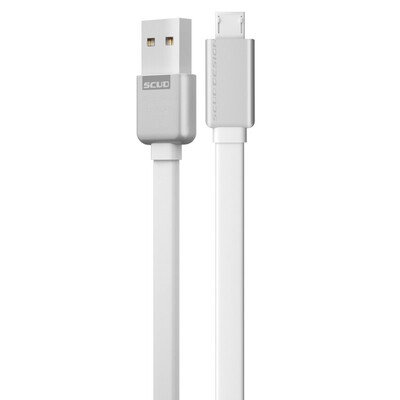 

Scooter SJ-GM03 Micro USB Antenna Cable Charger Light-emitting respirator for Samsung Huawei HTC ZTE millet red rice 1 meter silver gray