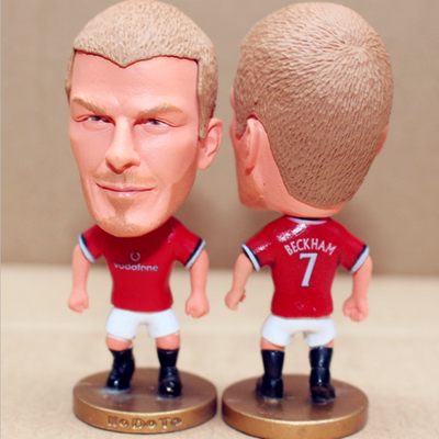 

5 PC Soccerwe Футбольная звезда Кукла Beckham AC Бекхэм Галактика Бэкхем Футбольная кукла Модель Мини Статуя
