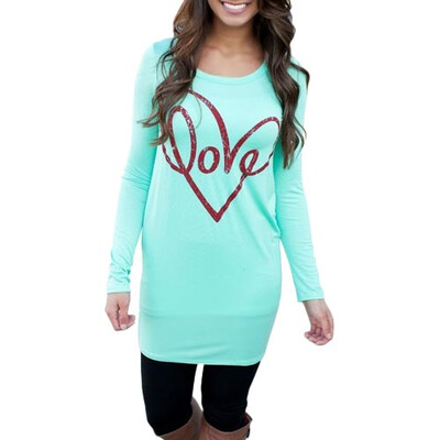 

CT&HF Women Fashion Cotton Long Sleeves Tops