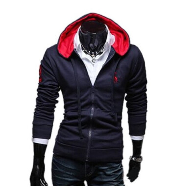 

Zogaa New Mens Hoodie Fawn Electric Embroidery Fashion