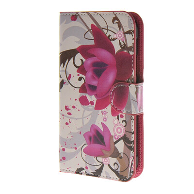 

MOONCASE Flower style Leather Wallet Flip Card Slot Stand Pouch чехол для Samsung Galaxy Xcover 3 SM-G388F A03
