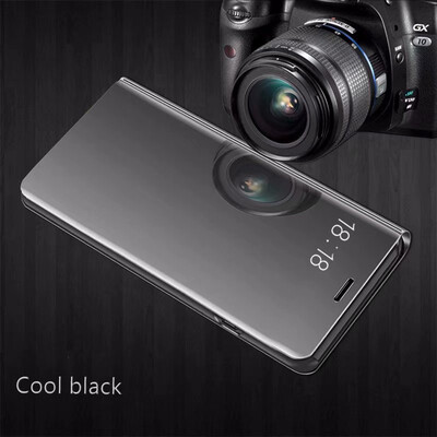 

Xiaomi Mi Note 3Mix 2 Luxury Slim Mirror Flip Shell Stand Leather Smart Clear View Window Cover Phone Case