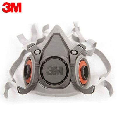 

3M 6200 Half-face protective mask dust-proof&anti-gas&respiratory half mask need to be used together with other accessories