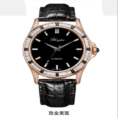 

RlongTou Wrist watch women Star trails series 206L-P-C White black Rose Gold Black surface