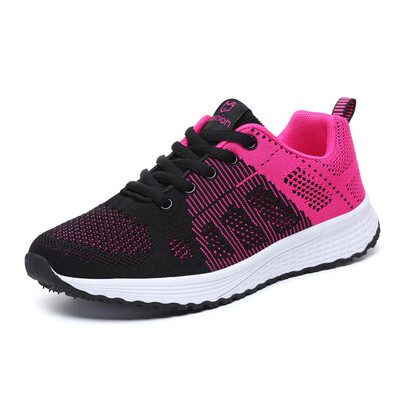 

2018 summer new breathable mesh sports shoes female wild flat students casual running shoes