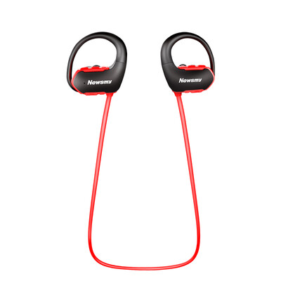

Newsman Q12 Bluetooth спортивный носимый водонепроницаемый музыкальный плеер mp3 поставляется с 8G APP наушниками управления красным