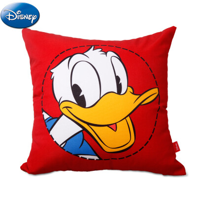

Disney Cartoon style pillow sofa cushion office pillow bed backrest car waist cushion lumbar pillow pad big head Donald Duck 4545cm