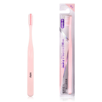 

Shuke concave orthodontic toothbrush single red cleaning braces soft hair toothbrush