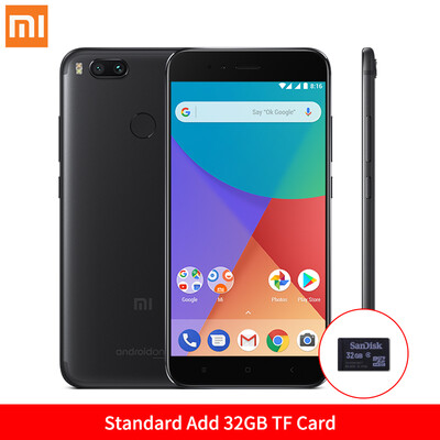 

Глобальная Версия Xiaomi Mi A1 4GB 64Gb смартфон Snapdragon 625 Octa Core 5.5 " FHD дисплей с двумя камерами 12MP + 12MP Android 7
