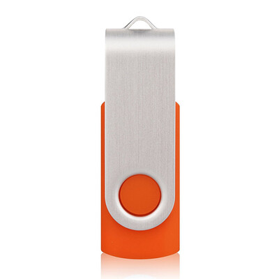 

Fillinlight Orange Swivel USB Flash Drive USB 20 Pen Drive Promotional Thumb Drive