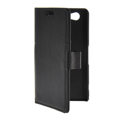 

MOONCASE Slim Leather Flip Wallet Card Pouch with Kickstand Shell Back ЧЕХОЛ ДЛЯ Sony Xperia A2 Black