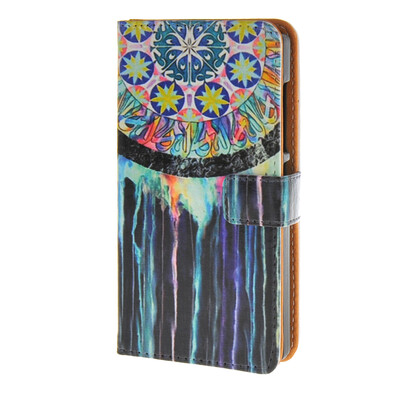

MOONCASE ЧЕХОЛ ДЛЯ Microsoft Lumia 532 Watercolor Campanula Leather Flip Wallet Holder with Kickstand Back A04