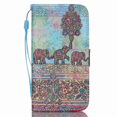 

MITI PU Leather Case For Samsung Galaxy S5 Mini G800 Book Style Phone Back Cover Flip Stand Design With Card Slot