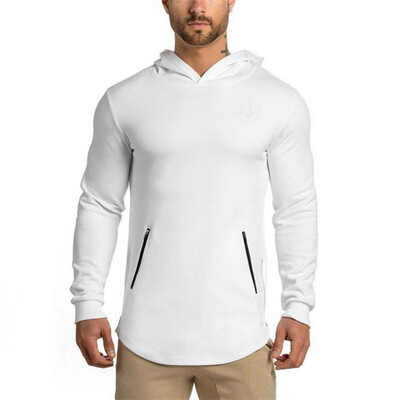 

Muscle Doctors Brothers Fall Winter Sports Fitness Hooded Men Long Sleeve Sweater Pullover
