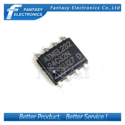 

100PCS AT24C32 SOP8 AT24C32N SOP 24C32 SMD new&original IC free shipping