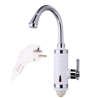 

GWAI 3 Second Instant Water Heater One Handle With LCD Temperature Display Instant Hot Water Faucet Down Inlet Pipe DRS-X30F2