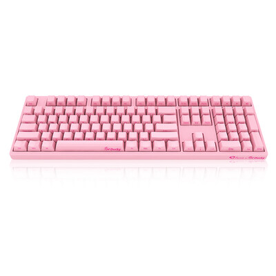 

AKKO Ducky Zero 3108 PBT side engraved mechanical keyboard 108 key cherry cherry axis pink tea axis full key programming
