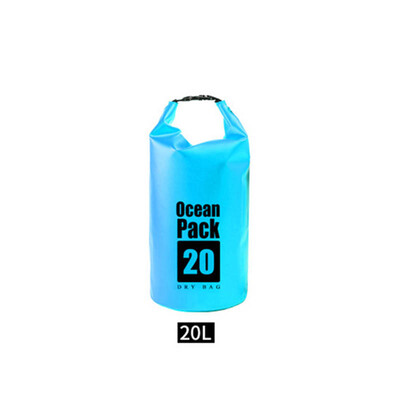 

Речной треккинг Сумки Рюкзак 20L Верхнее качество Водонепроницаемый 500D ПВХ Складная сверхлегкая сухая дрейфующая подушка безопасности Sac Etanche