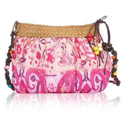 

Модная женская сумка для пляжа Кошелек для сукна для сукна из чешуи Bohemian Boho Этническая печать