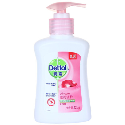 

Dettol Health Antibacterial Hand Sanitizer Moisturizing&Care Portable 125g