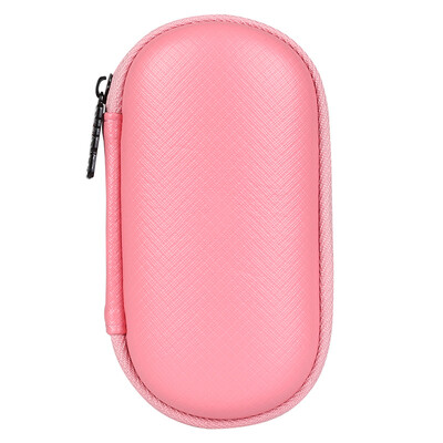 

BUBM TSB-M pink headset bag waterproof drop-down storage box charging data cable storage package reader U disk Bluetooth headset package