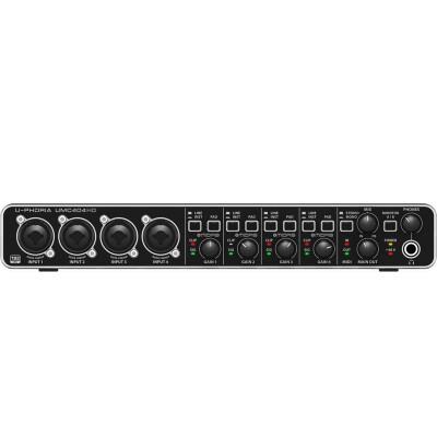 

Behringer UMC204HD external sound card professional 2 x 4 audio interface USB interface&MIDI interface professional recording home audio&video entertainment