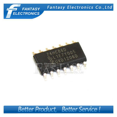 

100PCS 74HC86D SOP14 74HC86 SOP SN74HC86DR SN74HC86 SMD new and original IC free shipping