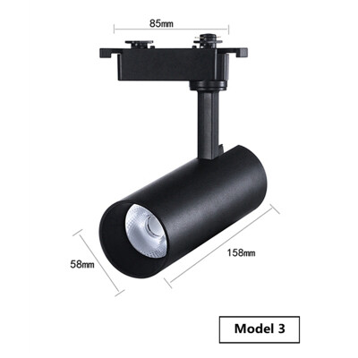 

30W LED Tracking Light clothing store backdrop Gallery High-power rails Spotlights Ceiling 30W 6000K white light