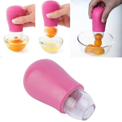 

Practical Silicone Egg Yolk White Suction Separator Divider Filter Kitchen