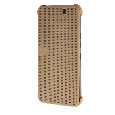 

MOONCASE Ultra Slim Hard Rubber Flip Shell Back Case Cover for HTC One ME ( M9ET ) / One ME9 Gold