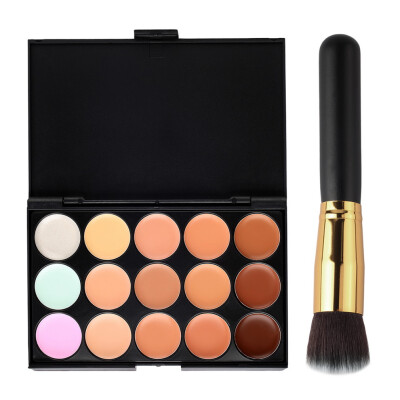 

Professional Cosmetic Brush Face Makeup Blush Powder Tool Angled Flat Top Brush Black & golden