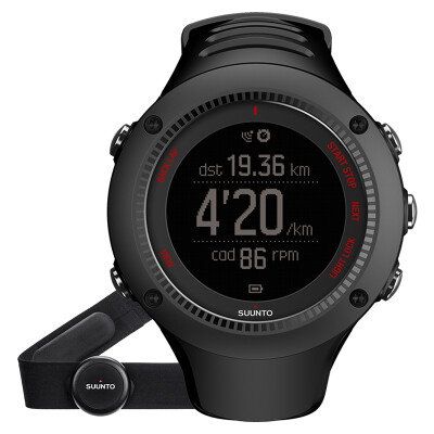 

【Jingdong Supermarket】 Song Tuo (SUUNTO) watch AMBIT3 RUN Black HR extension field 3R outdoor running sports smart watch black heart rate SS021257000