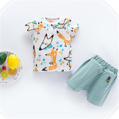 

Boy Clothing Sets Summer Boys Clothes Children Clothing T-shirtShorts Kids Clothes Toddler Boy Outfits Sport Suits