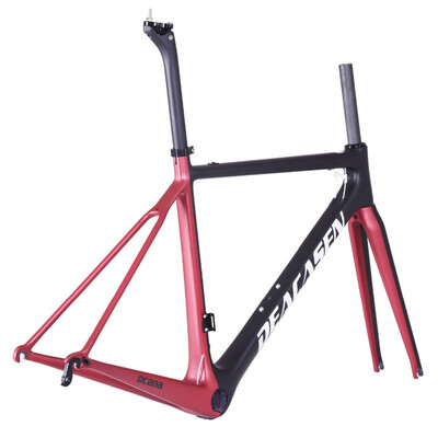 

2018 New T800 Carbon Road Bike Frame Ud Di2 And Mechanical Carbon Road Frame 480510540560580Mm Painting 1-18"-49Mm Frameset