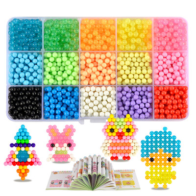 

HW Water-mist Magic Beads 15 Color 2400 Pieces