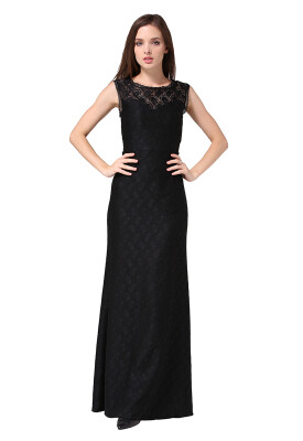 

Buenos Ninos Sleeveless Lace Maxi Dress