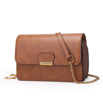 

Scarecrow MEXICAN single shoulder Messenger bag female retro light fashion buckle chain small square bag female MLX70898L-06 black