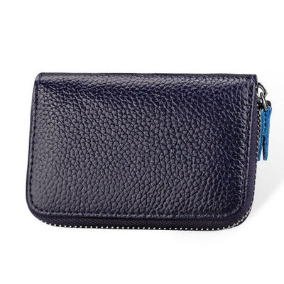 

Mens Womens Leather Mini Slim Wallet ID Credit Card Holder Case Organizer Purse