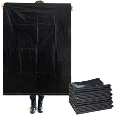 

Laughing mother home thickened black plastic bag hotel property with large garbage bag 1 * 1.3m 10 only installed