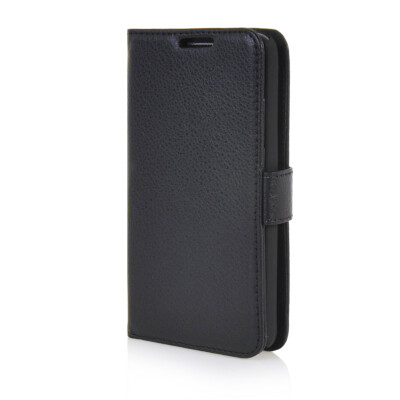 

MOONCASE High quality Leather Wallet Flip Card Slot Pouch Stand Shell Back ЧЕХОЛ ДЛЯ LG G2 Mini Black