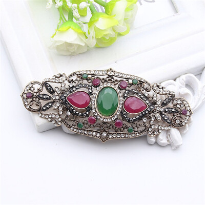 

Plus Size Turkish Brooch For Women Vintage Jewelry Cap Badge Belt Decoration Antique Gold Color Brooches Broches Bridal Jewelry