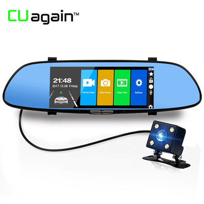 

7 Inch Car DVRS Camera Night Vision Dash Cam HD 1080P Dual Lens G-Sensor Loop Recording Video Recorder Rear View Camera