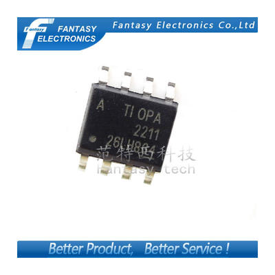 

5PCS OPA2211AIDDAR SOP8 OPA2211 SOP 003 Drift Low-Noise Rail-to-Rail Output OPA2211A SMD free shipping
