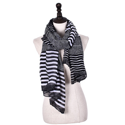 

Jeouly Women long scarf navy Blend girl Shawl Striped Печать зима Бесконечные шарфы sjaal Foulard femme hijab Bandanas 180 * 90 см