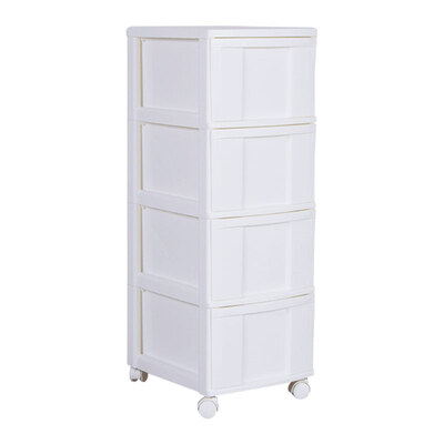 

Alice IRIS four-story chest of drawers S304 white
