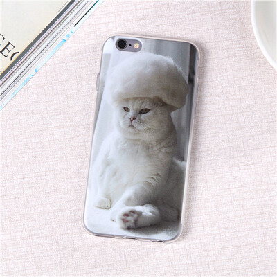 

Мода милый кот подсолнечное корова силиконовый чехол для iphone 6 6s 7 плюс Телефонные Чехлы slim silicone Корпус для IPhone 5 5s
