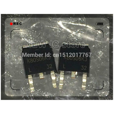 

10pcslot TK80S06K3LT6L1 NQ MOSFET N-CH 60V 80A DPAK-3 TO-252 Free Shipping
