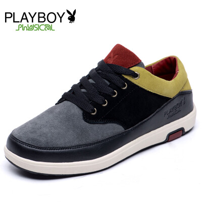 

PLAYBOY brand,New in 2015,Korean style,Fashional,Low top,Thicken,Men's shoes