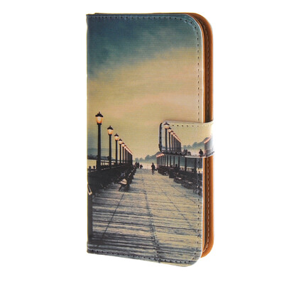 

MOONCASE чехол для Huawei Ascend Y550 Pattern series Leather Flip Wallet Card Slot Stand Back Cover